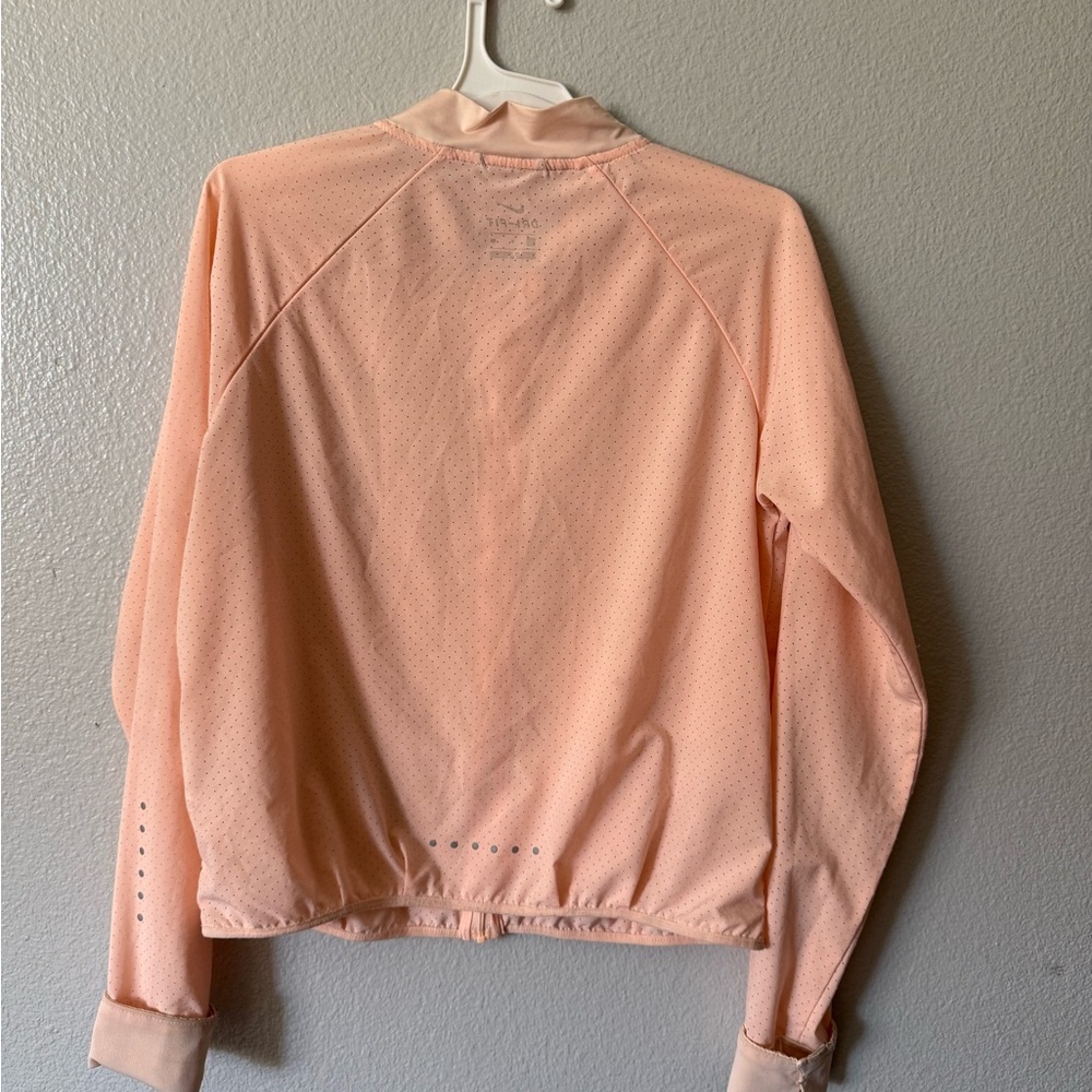 Nike Dri-FIT Pink Lightweight Zip Jacket | Women’s S| Athletic Running Jacket - Picture 5 of 6